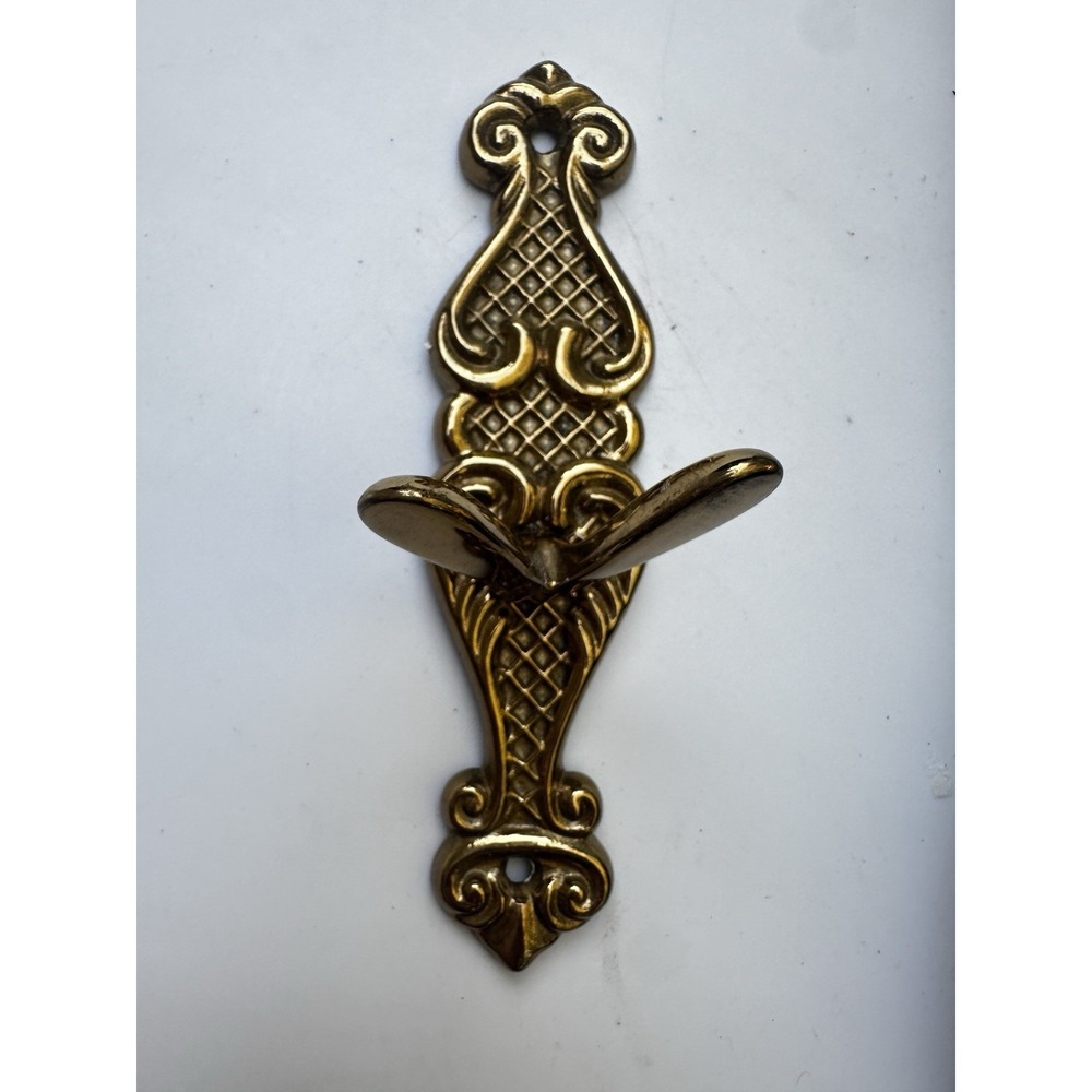 Vintage Gatco Solid Brass Twin Prong  Wall Hanger